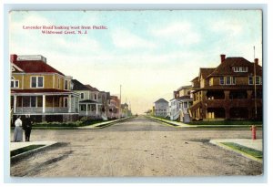 1911 Lavender Road Looking West Pacific Wildwood Crest New Jersey NJ Postcard