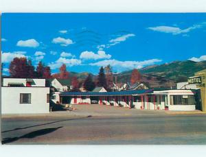 1950's STEAMBOAT MOTEL Steamboat Springs Colorado CO s9454