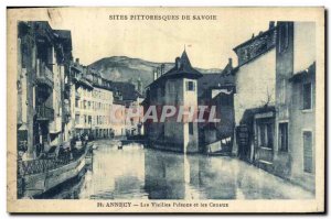 Old Postcard Annecy Old Prisons and Channels