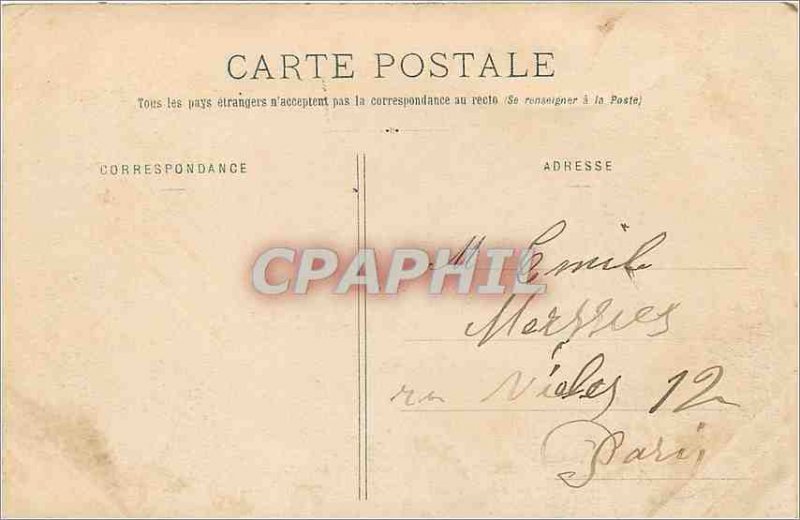 Old Postcard Chateau d'Anet Chapel