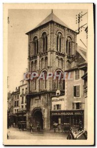 Old Postcard Poitiers Tower St Porchaire Philoque