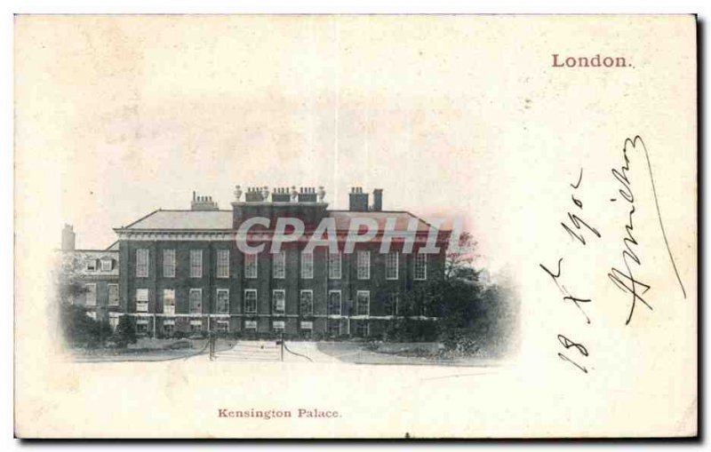 Old Postcard Kensington Palace, London