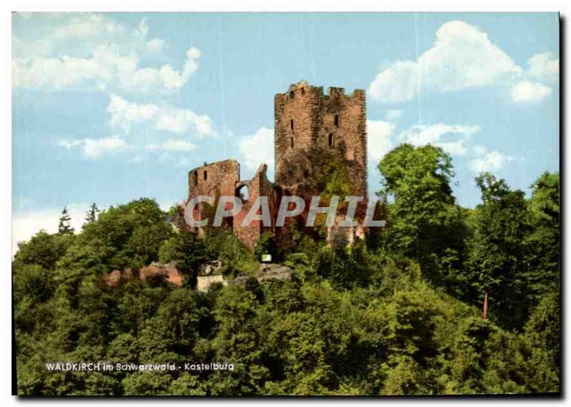 Postcard Modern Waldkirch im Schwarzwald Kastelburg