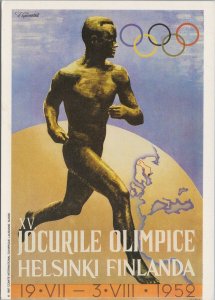 Sports Postcard - Olympics, Helsinki 1952, Mars Advertising  Ref.RR17942