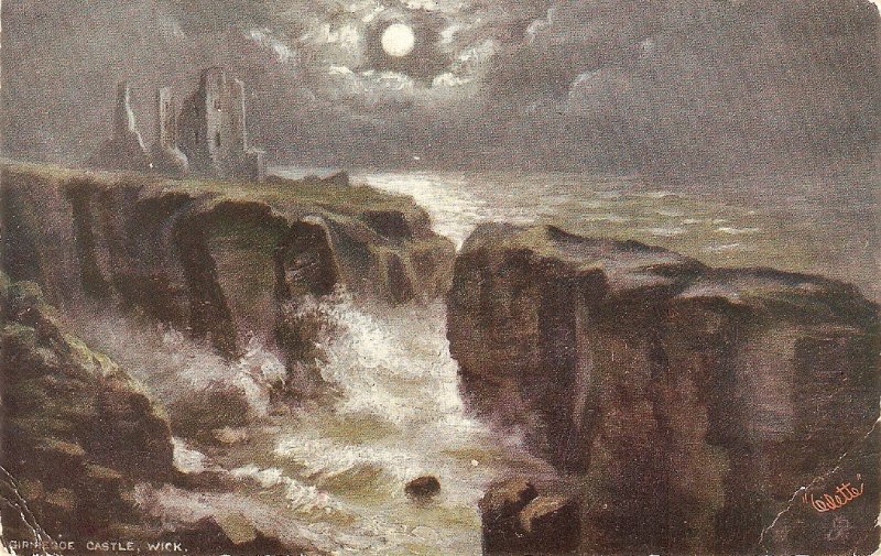 Moonlit Seas Tuck Oilette Postcard # 6693