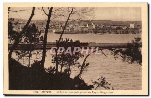 Morgat Postcard From Old pine pretty wooden breakthrough on the harbor beach ...
