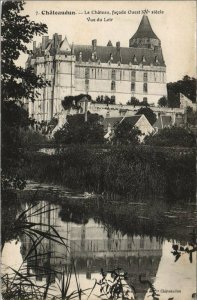 CPA CHATEAUDUN Le Chateau - Facade Ouest - Vue du Loir (1202131)
