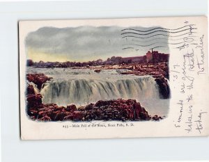 Postcard Main Fall of the Sioux Falls, South Dakota