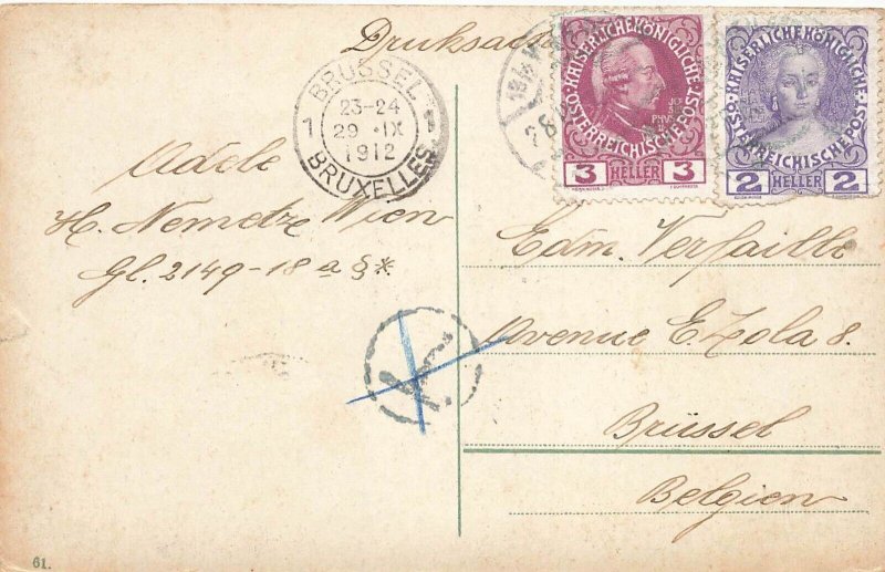 WIEN Vienna Austria~Praterstraße~1912 Postcard