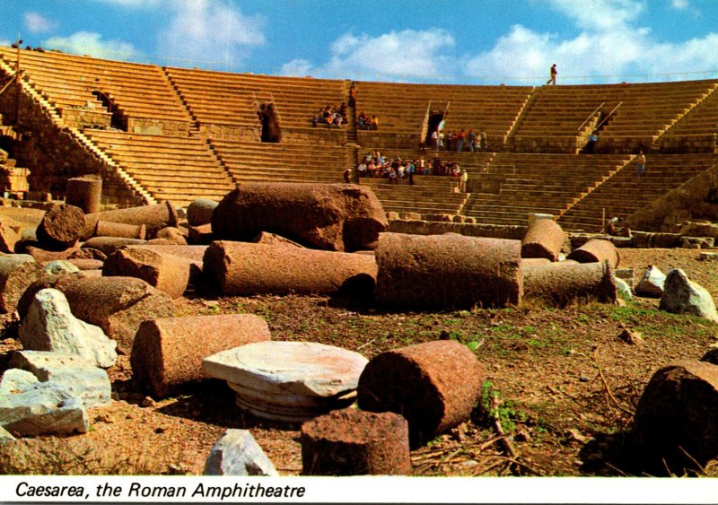 Israel Caesarea Ancient Roman Amphitheatre