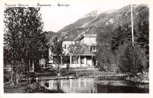 Skagway Alaska Pullen House Real Photo Antique Postcard J64106