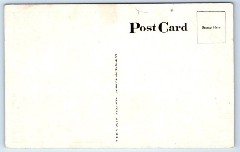 CHATTANOOGA, TN Tennessee ~ FAIRYLAND CLUB Lobby c1940s Roadside Postcard