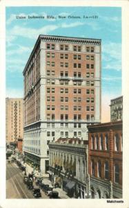 1920s NEW ORLEANS LA Union Indemnity Building postcard 9539 