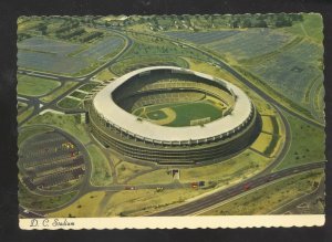 WASHINGTON SENATORS DC BASEBALL STADIUM GAME AERIAL VIEW POSTCARD