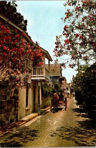 Florida St Augustine Romantic Aviles Street 1975