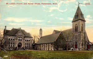 Michigan Kalamazoo St Luke's Church and Parish House 1913