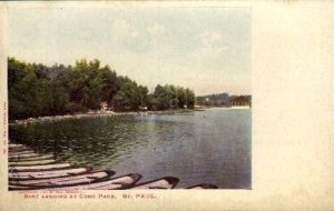 Boat Landing at Como Park in St. Paul, Minnesota