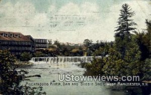 Piscataquog River, Dam & Bobbin Shop - West Manchester, New Hampshire NH  