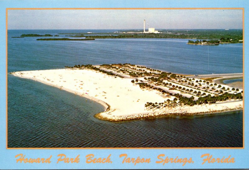 Florida Tarpon Springs Aerial View Howard Park Beach