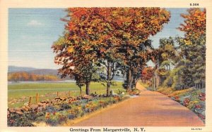 Greetings from Margaretville, New York Postcard