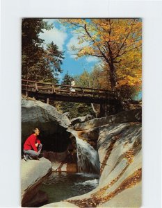 Postcard The Basin, Franconia Notch, White Mountains, New Hampshire, USA