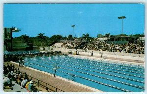 PANAMA CITY, Central America ~ Patria OLYMPIC SWIMMING POOL c1970s  Postcard