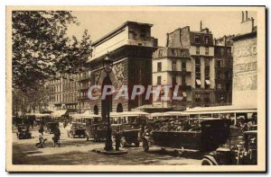 Postcard Old Paris Porte Saint-Martin