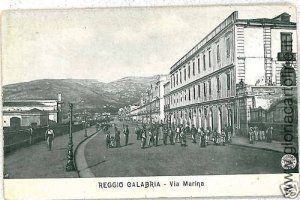 03010 VINTAGE POSTCARD: REGGIO CALABRIA - VIA MARINA-