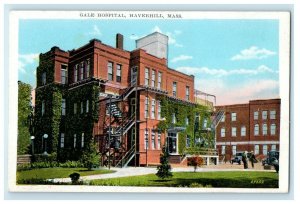 c1920 Gale Hospital Haverhill, Massachusetts MA Antique Postcard 