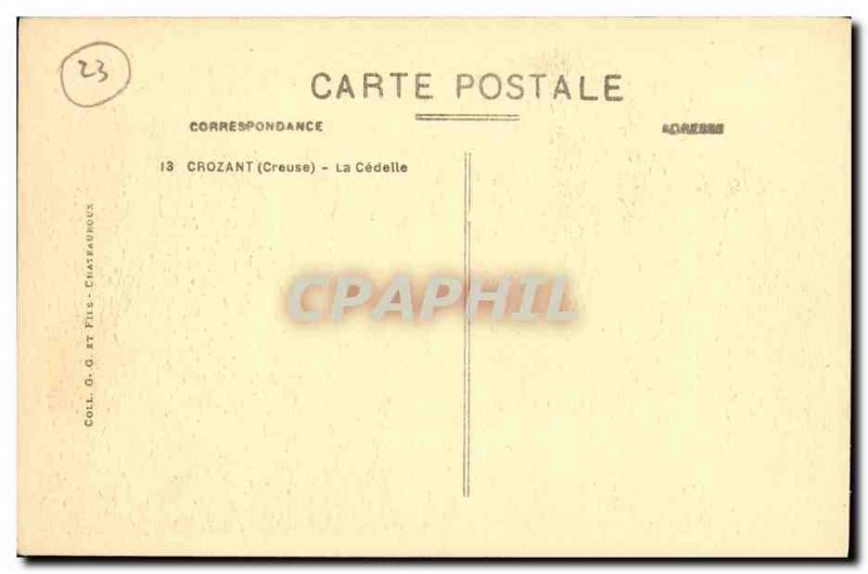Old Postcard Crozant