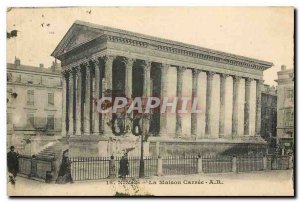 Old Postcard Nimes the Maison Carree