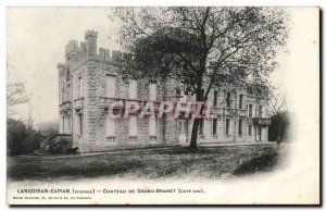 Postcard Old Chateau Grand Branet langoiran Capian
