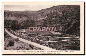 Old Postcard Gourdon Excursion To Gorges du Loup laces
