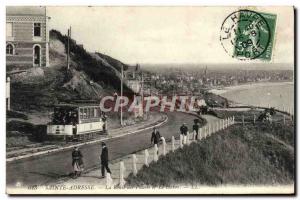 Postcard Old Sainte-Adresse The Lighthouse Route and Le Havre Tramway