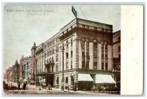 1913 Ninth Street from Phillips Avenue Sioux Falls South Dakota SD Postcard