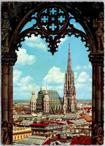 1950's Vienna St. Stephen's Cathedral Austria Parish Church Posted Postcard