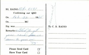 QSL Radio Card From Tampa Florida KKP 5457 