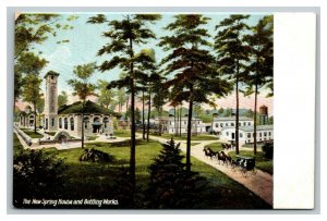 Vintage 1900's Postcard New Spring House & Bottling Works Poland Spring Maine