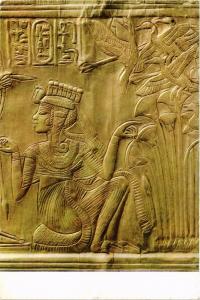 CPM EGYPTE Tutankhamen. The queen Ankhesenamun at a duck shoot (343398)