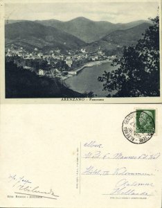 italy, ARENZANO, Panorama (1937) Postcard