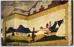 Postcard - Panel Scene, The World's Only Corn Palace - Mitchell, South Dakota