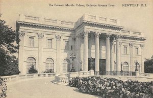 BELMONT MARBLE PALACE Newport, RI Albertype c1910s Vintage Postcard