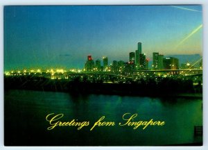 Greetings from SINGAPORE 4x6 Postcard