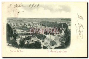 Old Postcard St Germain En Laye View Pecq