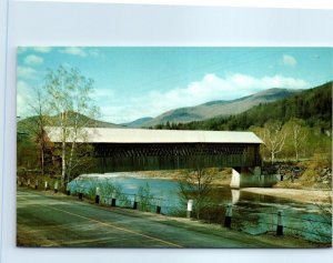 Covered Bridge over the Scenic Pemigewasset River, White Mts. - Woodstock, N. H.