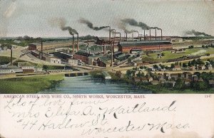 Worcester MA American Steel and Wire Co., North Works 1906, Factory, Industry