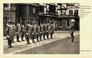 UK London Tower of London Ceremonial Dress Parade Yeoman Warders 02.17