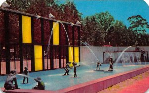 Mexico City Mexico 1967 Postcard Children Playing in Chapultepec Park 