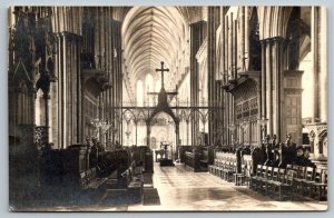 RPPC  Salisbury Cathedral  England  UK Postcard