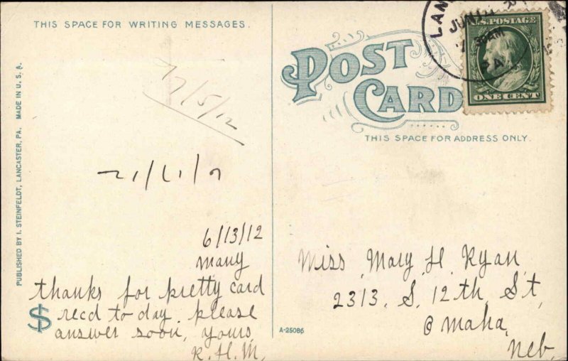 Lancaster PA Pennsylvania Filtration Plant c1910 Postcard